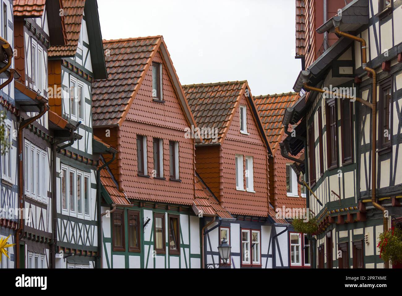 Die Stadt Bad Sooden Allendorf im Werra-Tal in Deutschland, Hessen Stockfoto