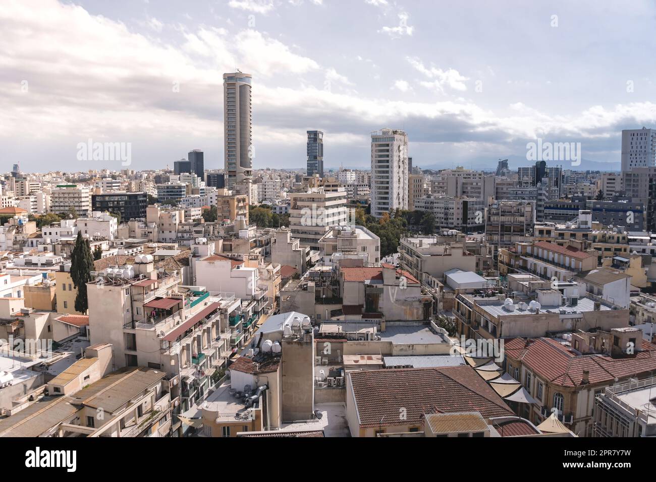 Blick auf die Stadt Nicosia. Zypern Stockfoto