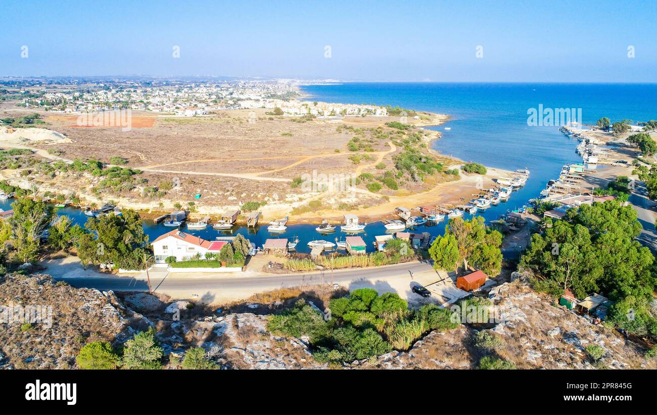 Luftstrom Liopetri, Famagusta, Zypern Stockfoto