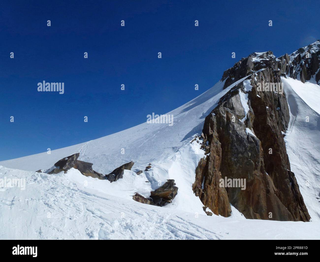 Wilder Pfaff, Skitour, Tirol, Österreich Stockfoto