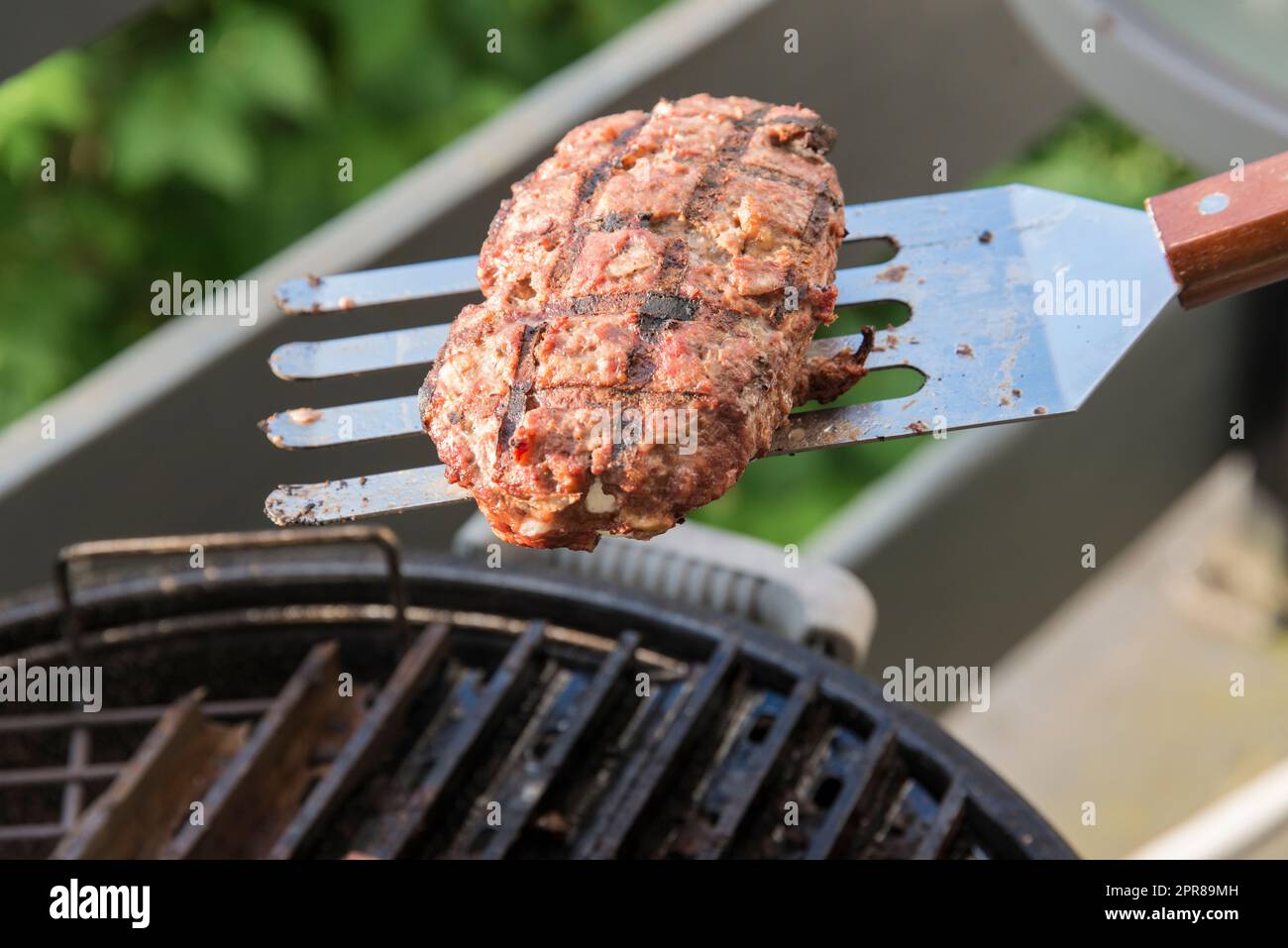 Rindfleisch auf dem Grill - bbq Stockfoto