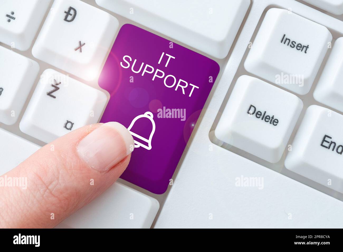 Konzeptioneller Titel IT-Support. Internet Concept Lending Hilfe zu Informationstechnologien und verwandten Themen -48920 Stockfoto