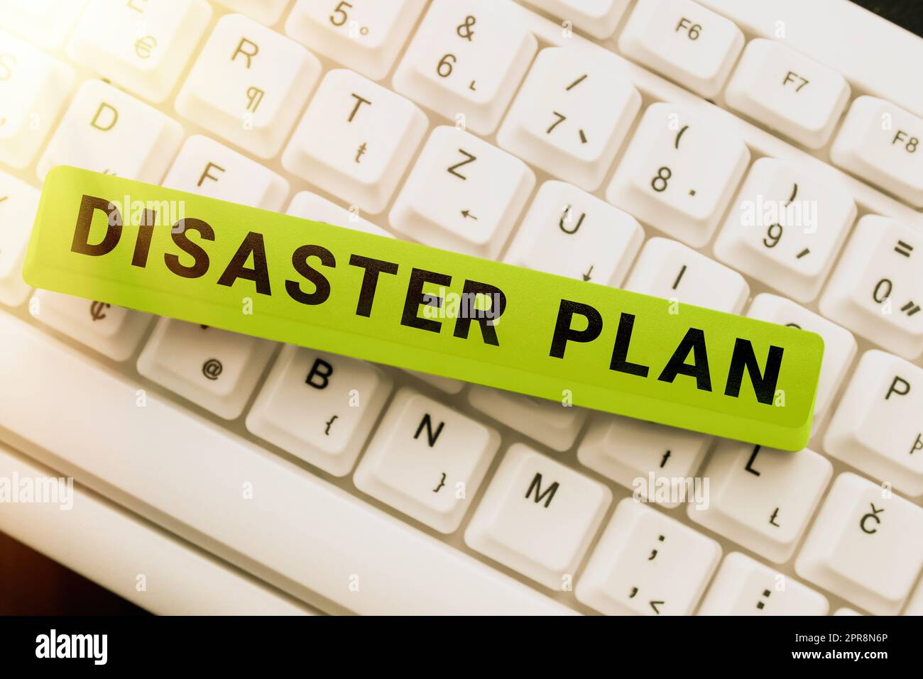 Text mit Inspiration Katastrophenplan. Business Showcase Reagieren auf Notfallvorsorge Überleben und erste-Hilfe-Kit -49195 Stockfoto