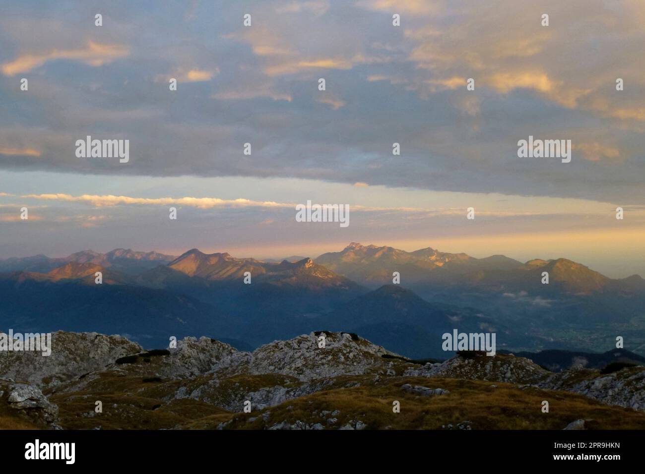 Bergüberquerung der Hackenkopfe, Tirol, Österreich Stockfoto