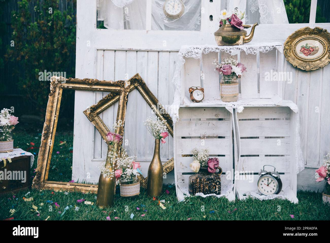 Vintage Hochzeit Stockfoto