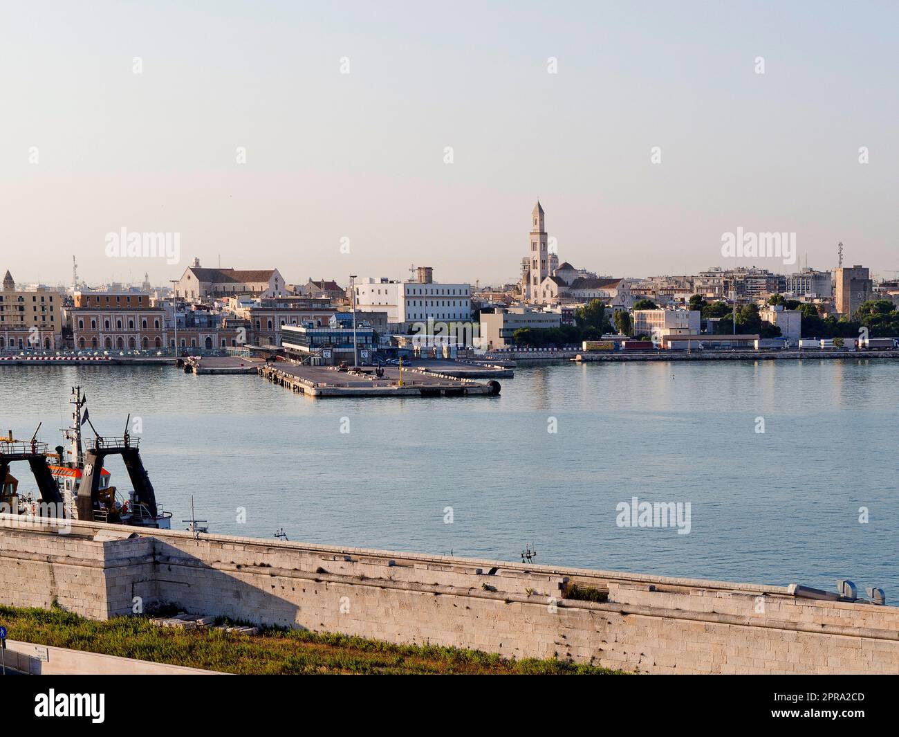 Italien, Hafen von Bari Stockfoto