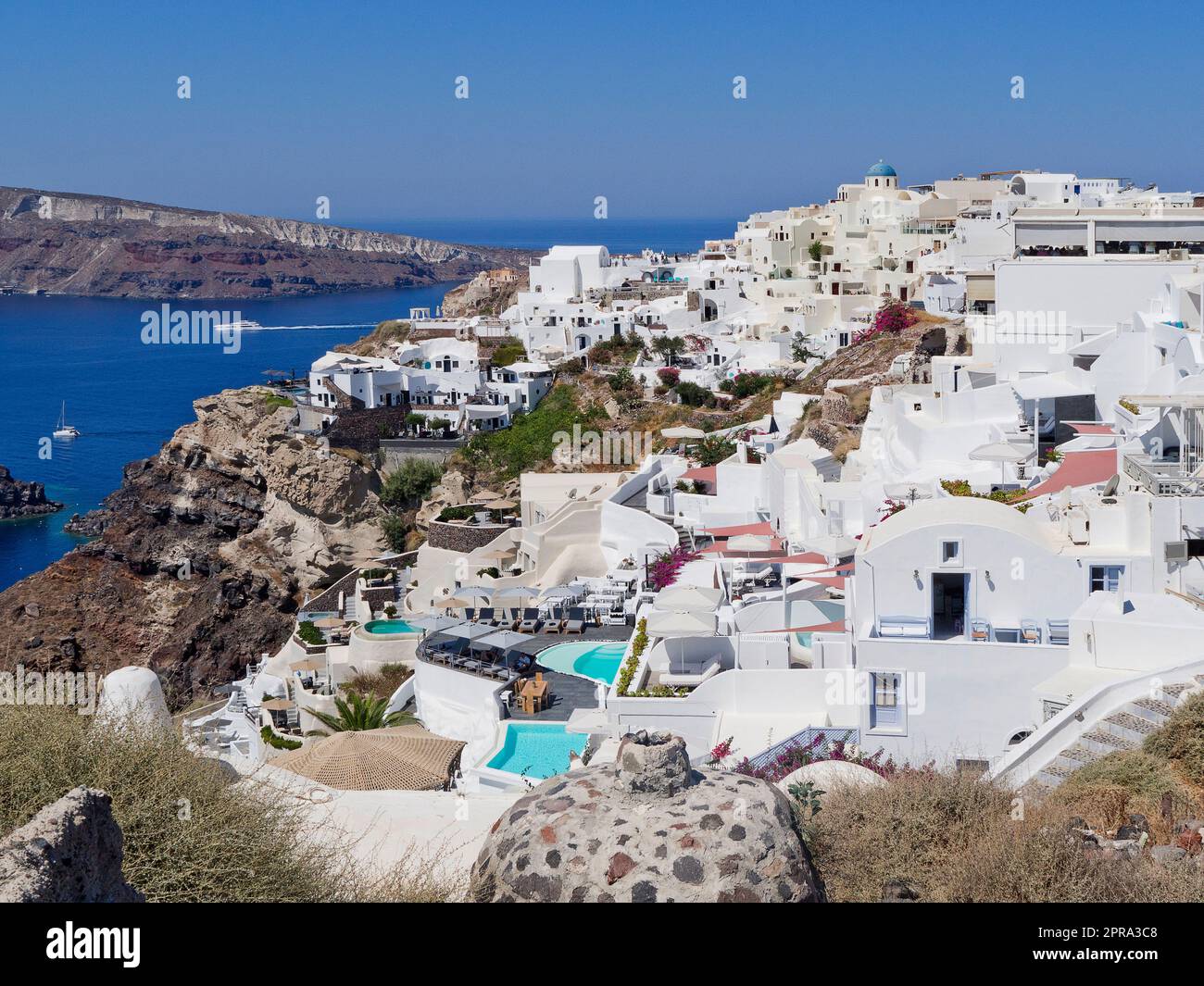 Griechenland, Santorin - Altstadt Von Oia Stockfoto