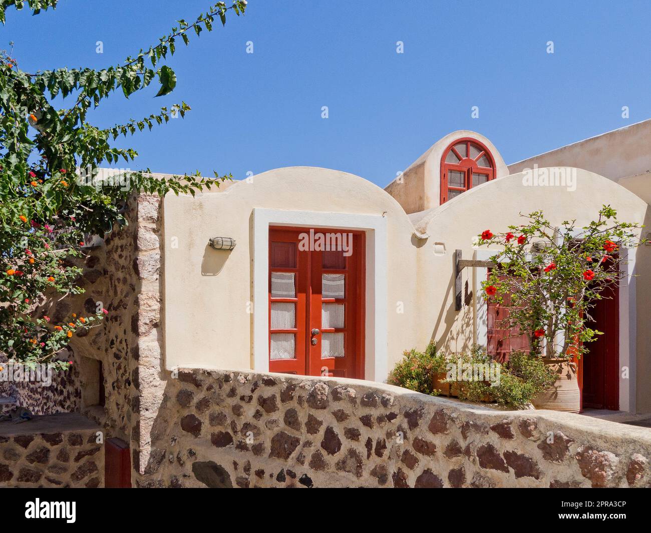 Griechenland, Santorin - Altstadt Von Oia Stockfoto