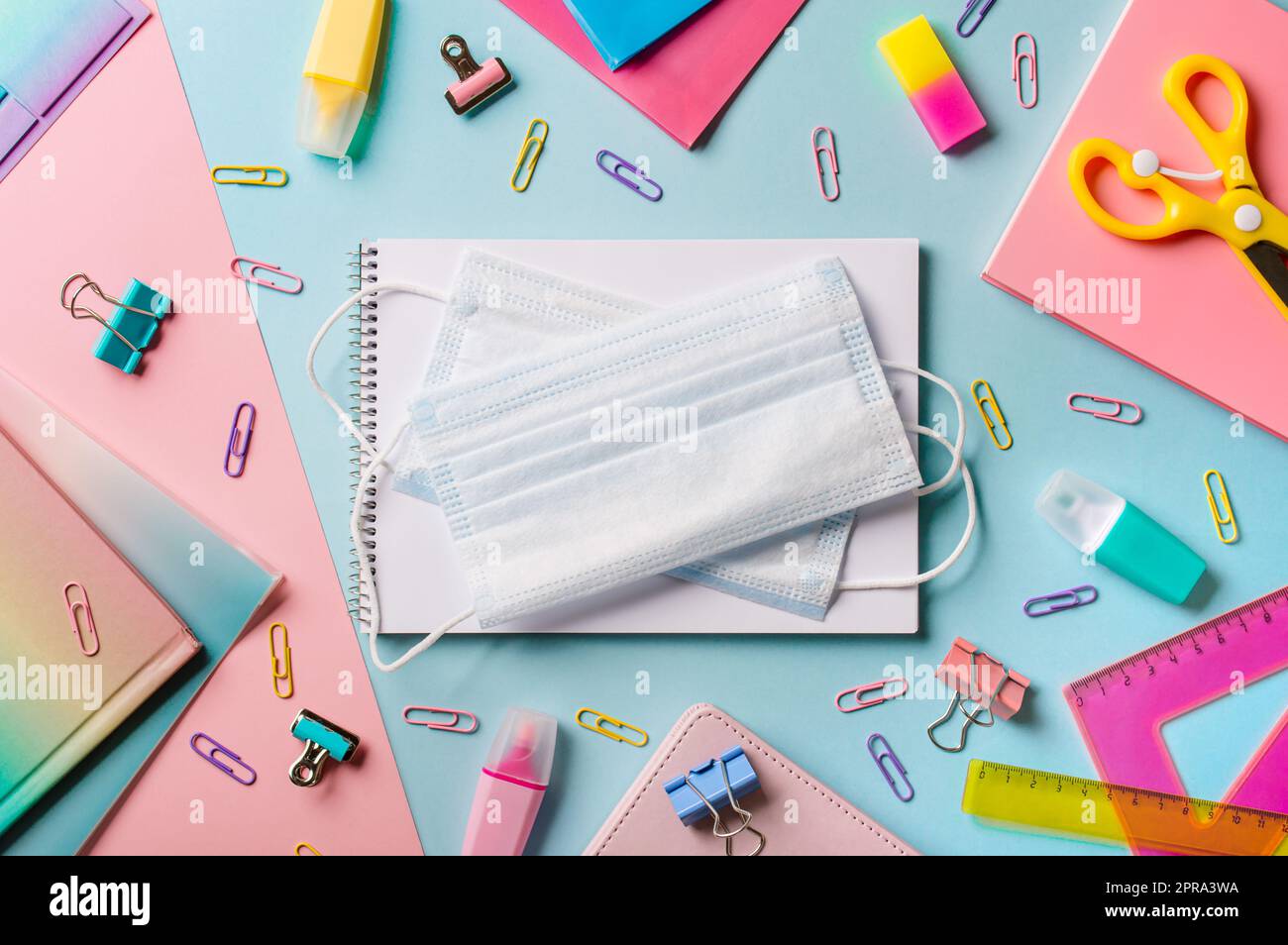 Das Coronavirus-covid19-Konzept. Speicherplatz kopieren Stockfoto