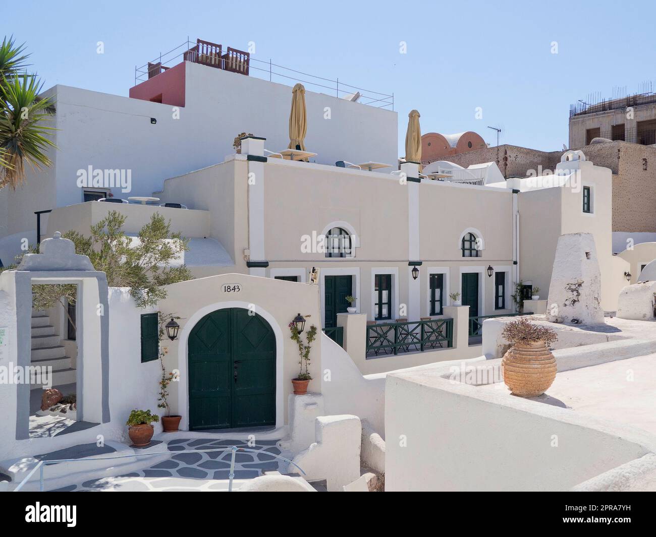 Griechenland, Santorin - Altstadt Von Oia Stockfoto