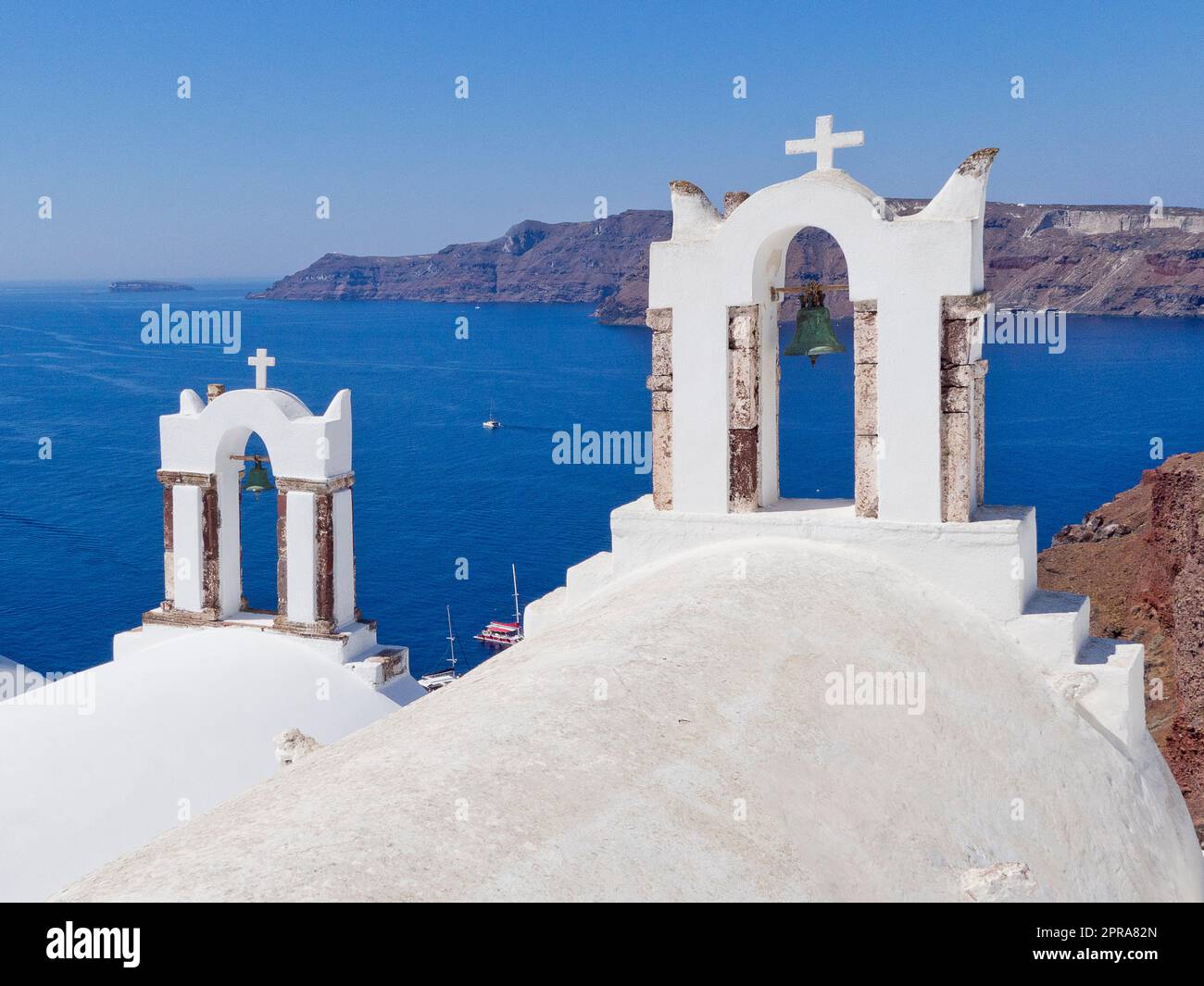 Griechenland, Santorin - Altstadt Von Oia Stockfoto