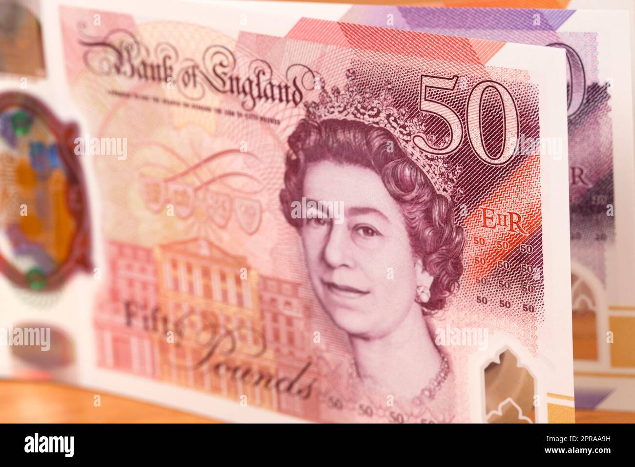 Englisches Geld ist ein geschäftlicher Hintergrund Stockfoto