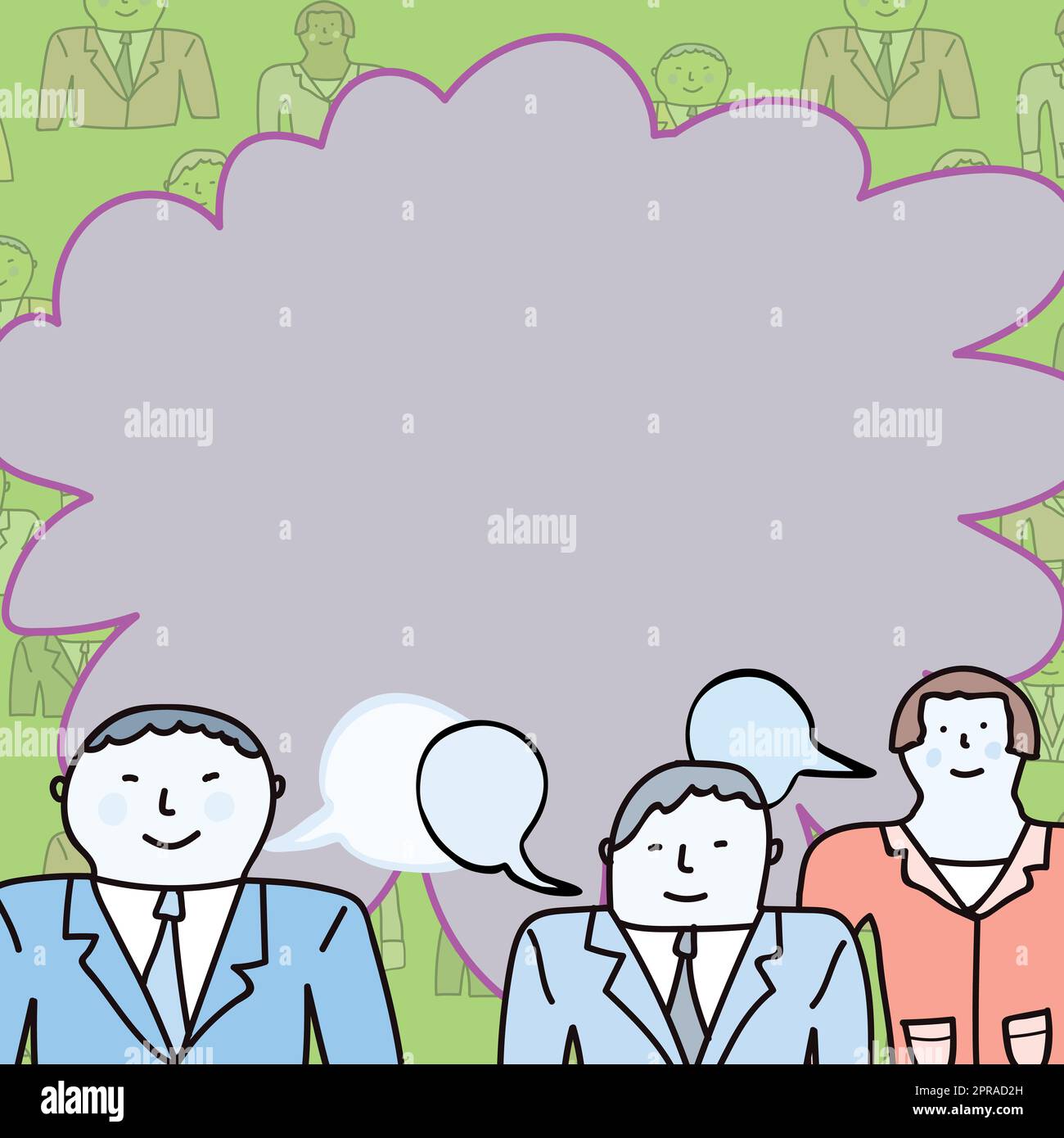 Geschäftsleute Kommunizieren Und Brainstorming Zu Meetings Durchführen. Drei Kollegen Diskutieren Über Wichtige Neuigkeiten. Führungskraft, Die Ihren Kollegen Neue, Brillante Ideen Vermittelt. Stockfoto