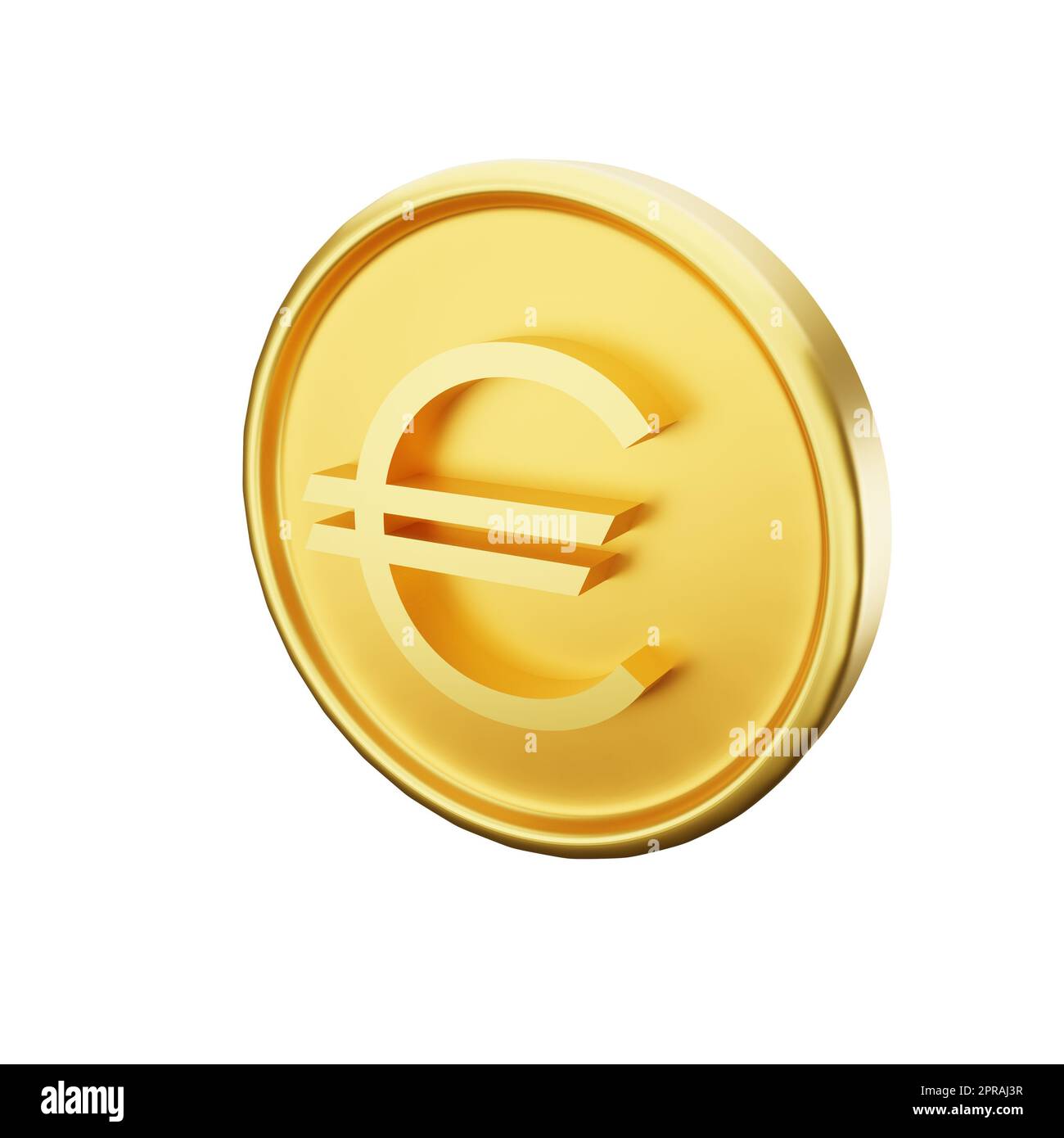 Darstellung der euro-Währung Stockfoto