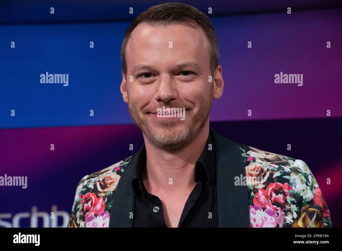 Köln, Deutschland. 26. April 2023. Christian EHRLICH, Naturfilmmacher, Porträt, Porträt, Einzelbild zugeschnitten, Single Motif, „Maischberger“, Talkshow, WDR/ARD, April 26, 2023. Kredit: dpa/Alamy Live News Stockfoto