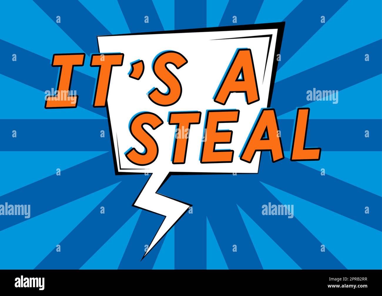 Inspiration mit dem Schild „IT S“ ist ein Schnäppchen. Geschäftsansatz vertrauliche Informationen erhalten Cyber-Sicherheitsverletzungen Hacking Blanke Thunderstorm Speech Bubble mit Copy Space for Branding. Stockfoto