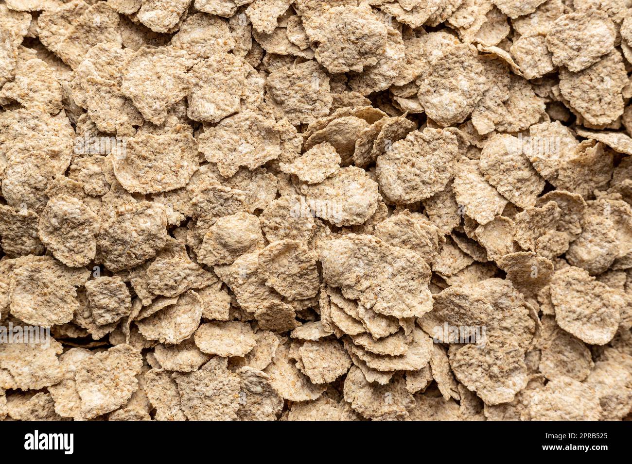 Vollkornflocken. Vollkorn-Frühstückszerealien. Stockfoto