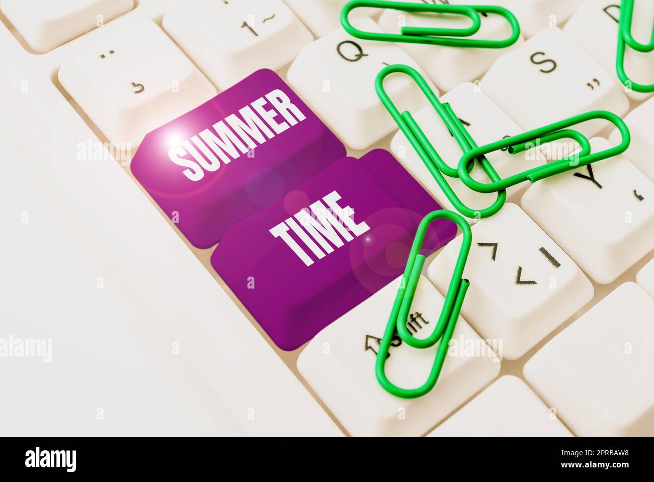 Inspiration zeigt Zeichen Sommerzeit. Internet-Konzept längeres Tageslicht tropische Jahreszeit Strandaktivitäten Urlaub -48895 Stockfoto