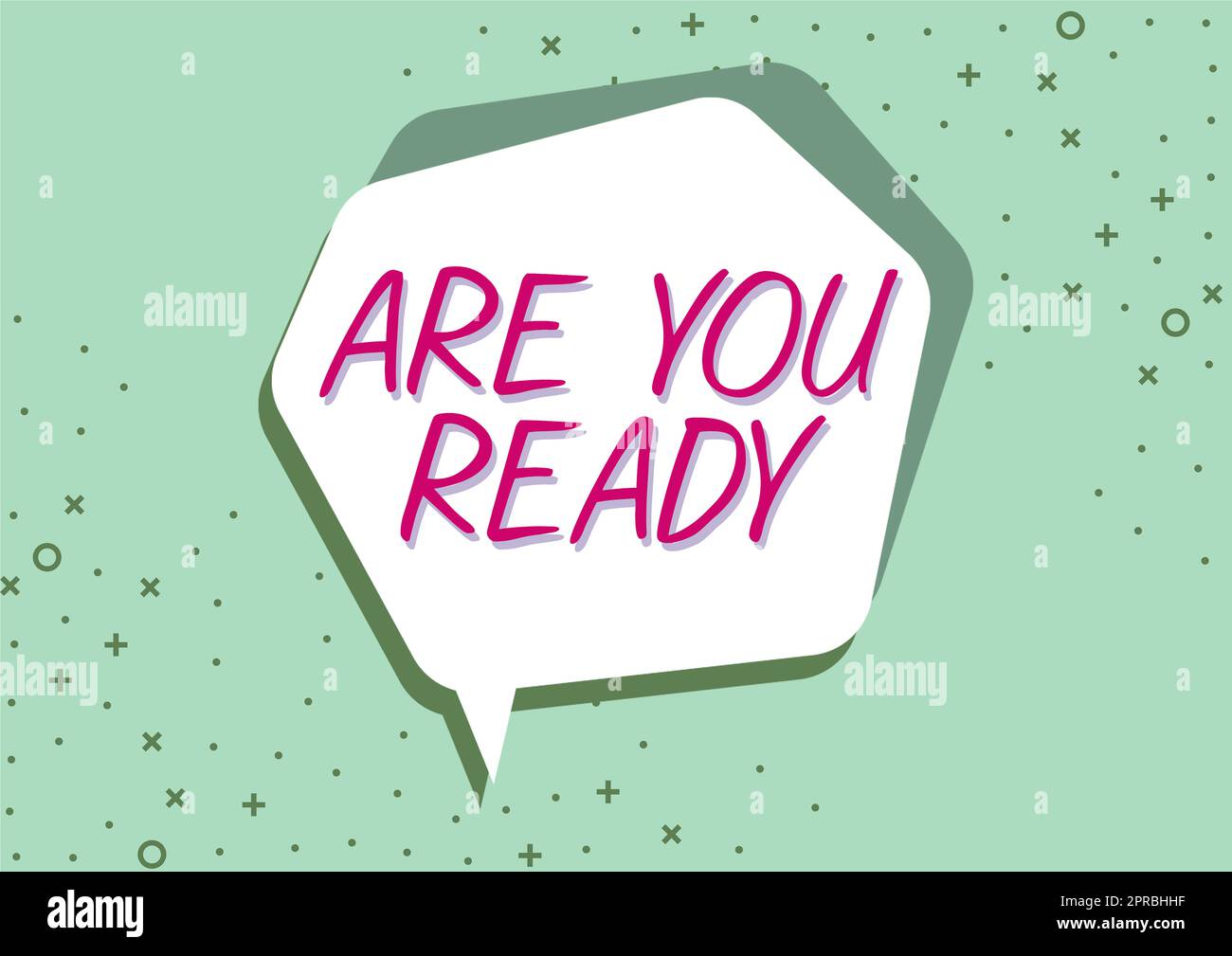 Konzeptionelle Anzeige Are You Ready. Internet-Konzept Aufmerksamkeit Vorsorge Dringlichkeit Spiel Beeilen Sie sich, Wide Awake Blank Speech Bubble mit Werbetext für Business Branding und Werbung. Stockfoto