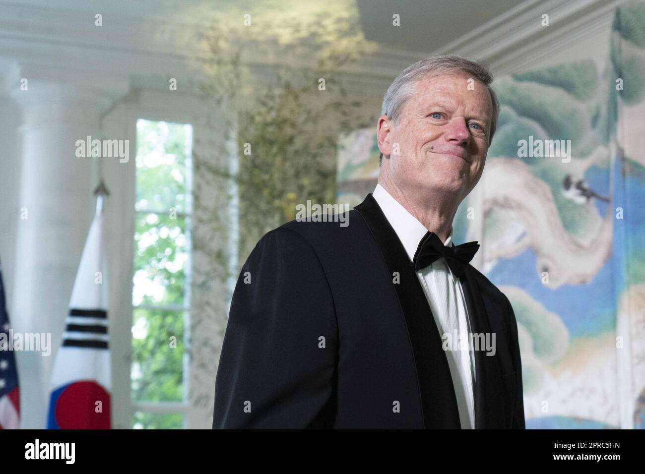 Washington, Usa. 26. April 2023. Ankunft zum Staatsessen mit Präsident Joe Biden und dem südkoreanischen Präsidenten Yoon Suk Yeol am Mittwoch, den 26. April 2023, im Weißen Haus in Washington DC. Foto: Bonnie Cash/UPI Credit: UPI/Alamy Live News Stockfoto