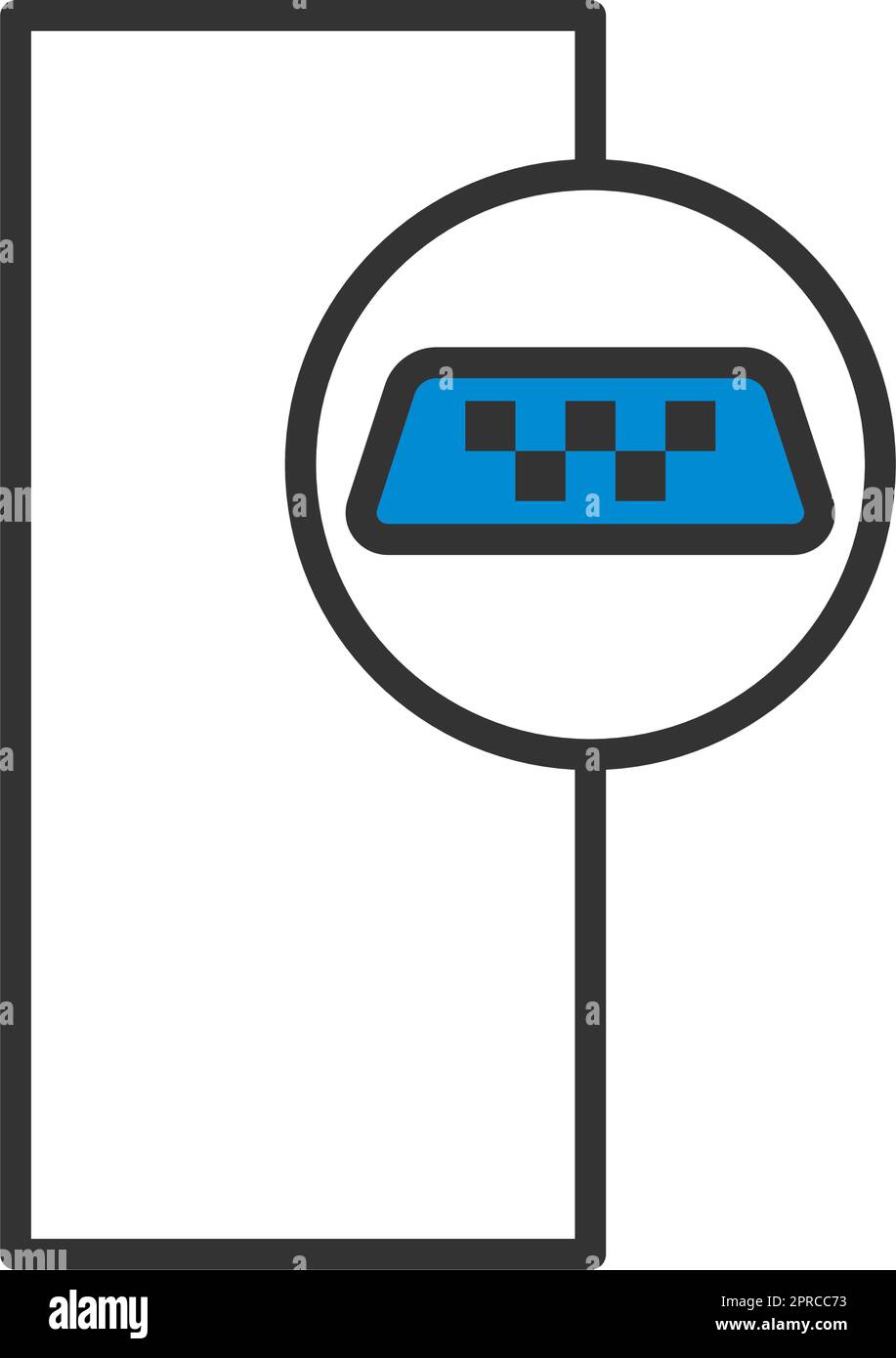 Symbol Für Den Taxistand Stock Vektor