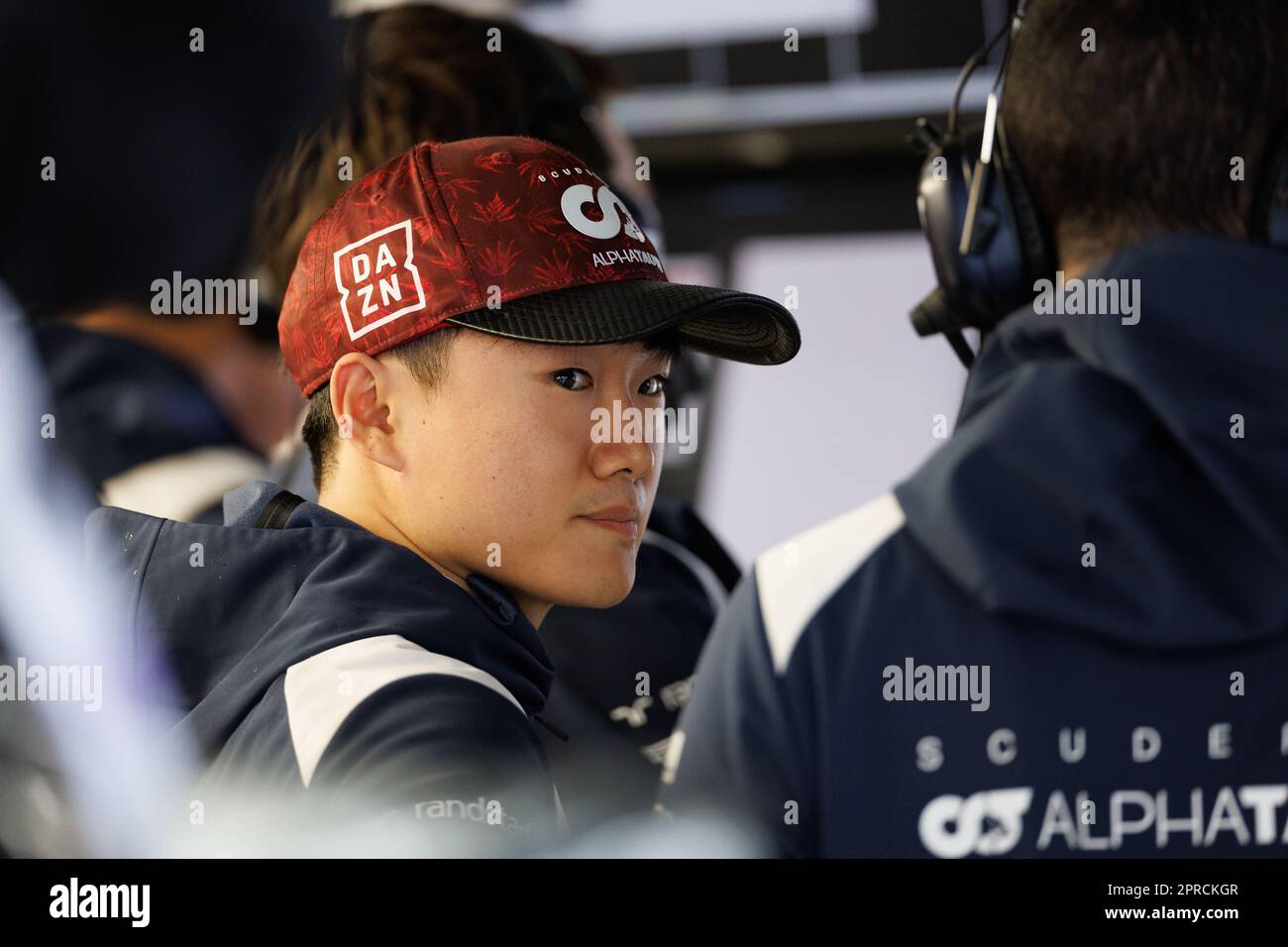 SUZUKA, JAPAN, Suzuka Circuit, 7. Oktober: Yuki Tsunoda (JPN) des Teams AlphaTauri im Jahr FP2 während des japanischen Formel-1-Grand Prix. Stockfoto