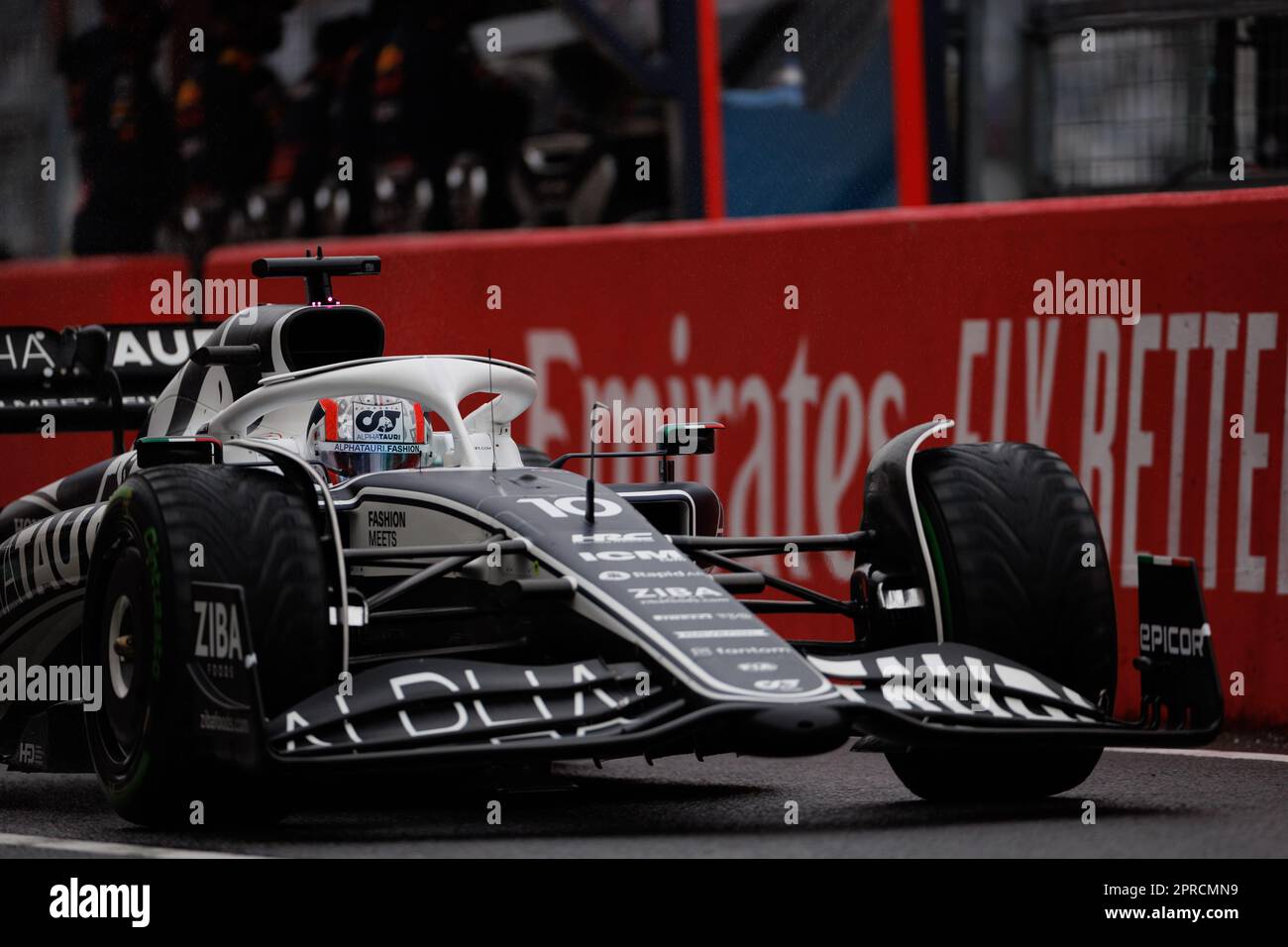 SUZUKA, JAPAN, Suzuka Circuit, 7. Oktober: Pierre Gasly (FRA) des Teams AlphaTauri während des japanischen Formel-1-Grand Prix FP2. Stockfoto