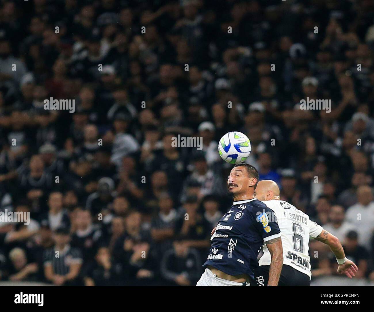 Sao Paulo, Brasilien. 26. April 2023. Während eines Spiels zwischen Corinthians und Remo in der Neo Quimica Arena in Sao Paulo, Brasilien (Fernando Roberto/SPP) Kredit: SPP Sport Press Photo. Alamy Live News Stockfoto