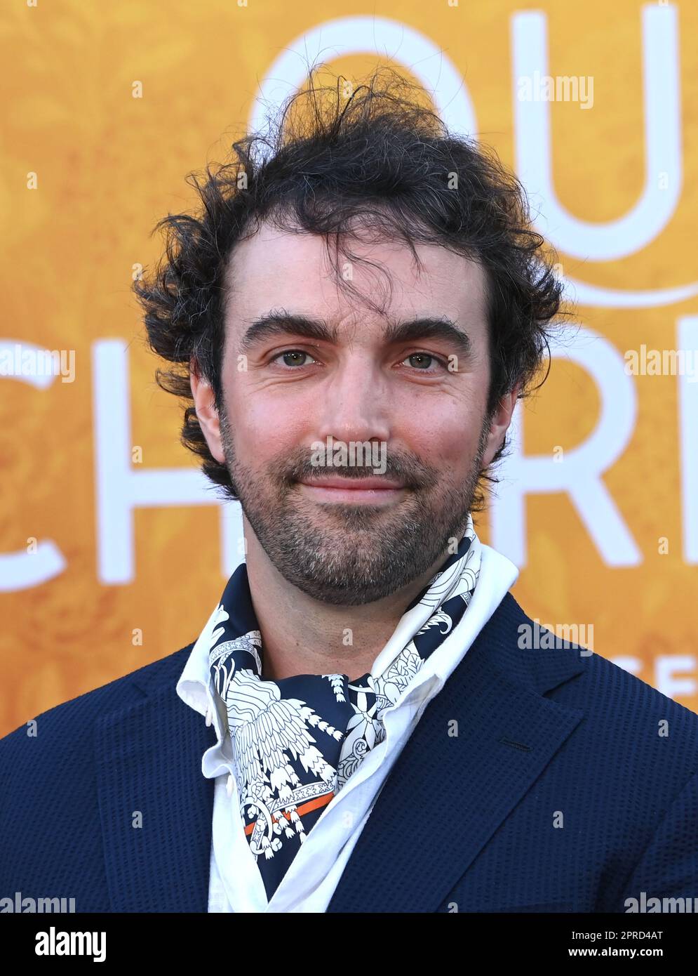 Westwood, USA. 26. April 2023. Nicholas Nardini trifft am 26. April 2023 auf der Weltpremiere von „Queen Charlotte: A Bridgerton Story“ im Regency Village Theatre in Westwood, Kalifornien, ein. © Tammie Arroyo/AFF-USA.com Guthaben: AFF/Alamy Live News Stockfoto