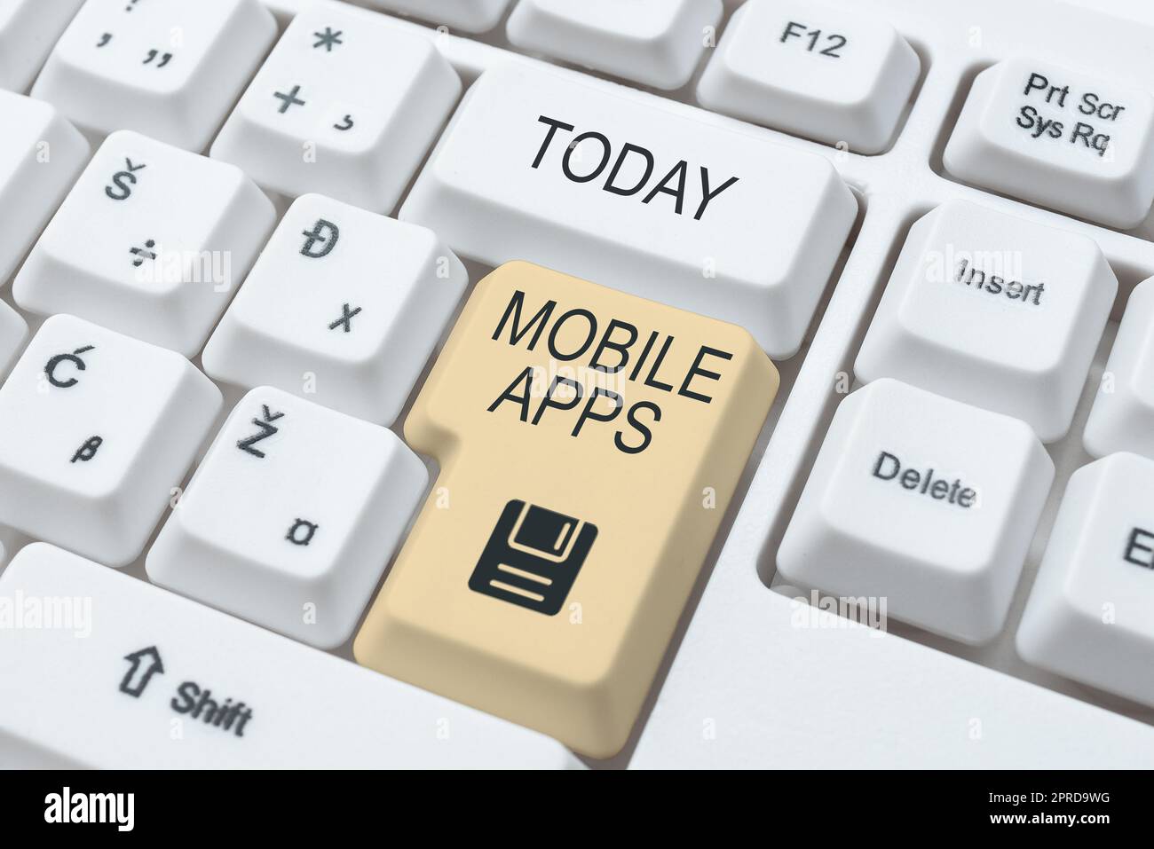 Inspiration zeigt Zeichen Mobile Apps. Geschäftsansatz kleine Programme werden so entwickelt, dass sie auf Smartphones wie App Store oder App Store -48743 funktionieren Stockfoto