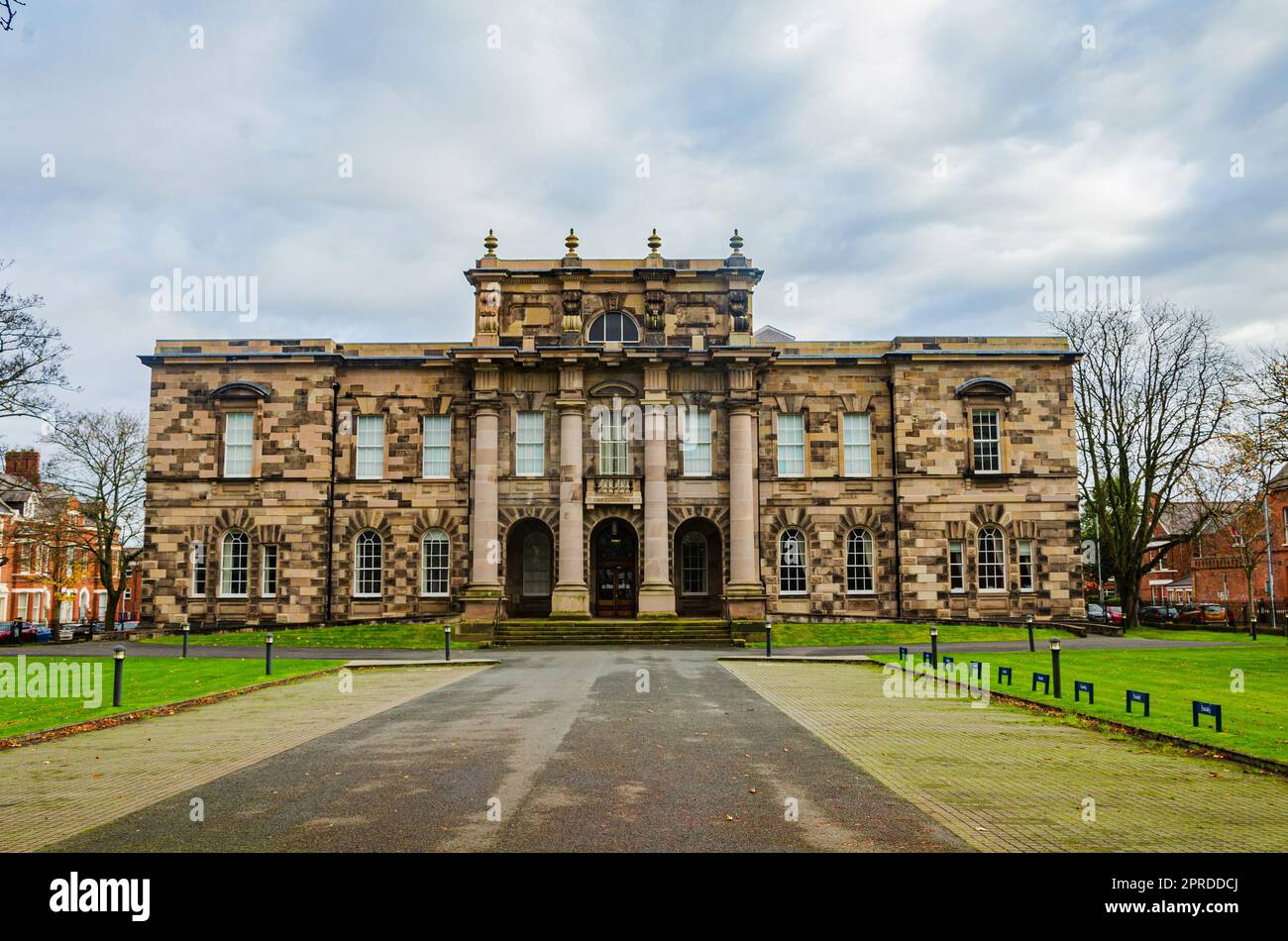 Belfast County Down Northern Ireland, November 13 2022 - Union Theological College auf der Botanic Avenue Belfast in der Gegend der Queens University Stockfoto