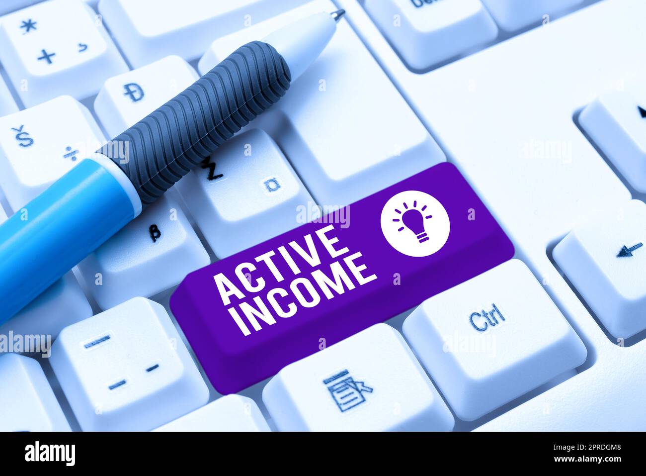 Textüberschrift mit aktivem Einkommen. Geschäftsidee Lizenzgebühren Gehälter Pensionen finanzielle Investitionen Tipps -48883 Stockfoto
