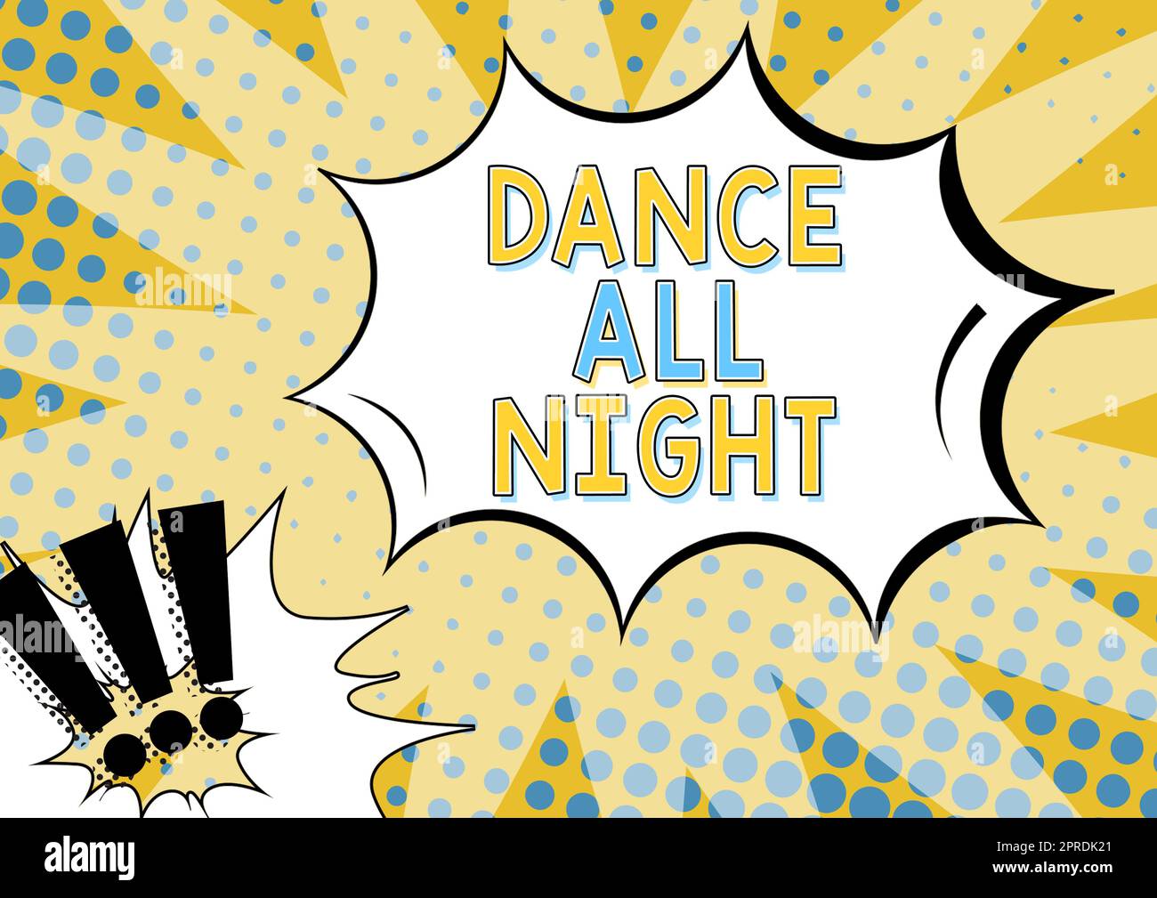 Handschriftliches Schild Dance All Night. Word Writed on Party für den ganzen Tag aufgeregt auf einem Disco-Mann, der ein Tablet in der Hand hält und Eine Kamera projiziert, die kreative Fotografie zeigt. Stockfoto