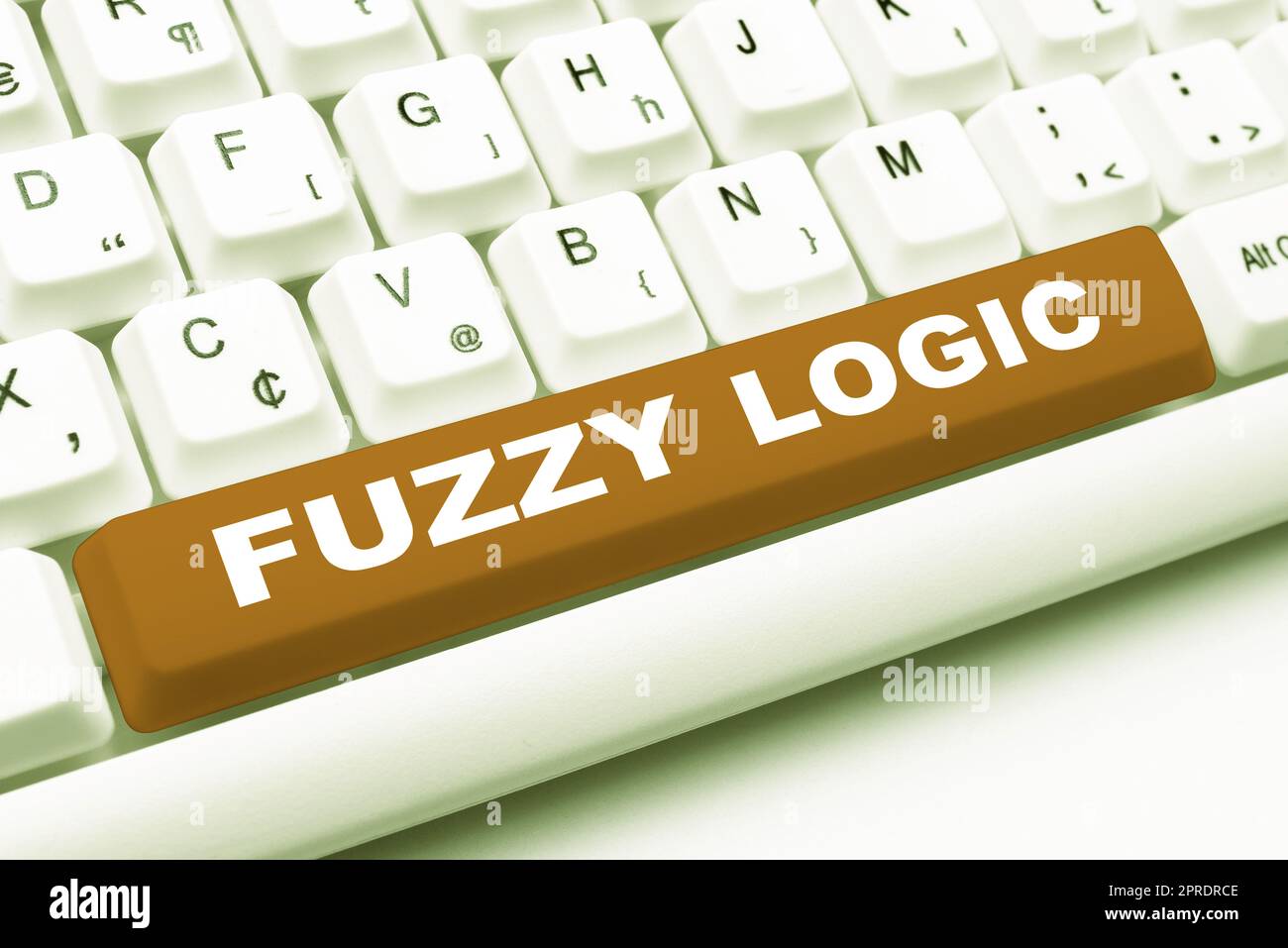 Zeichen, das Fuzzy Logic anzeigt. Business Showcase prüft das Ausmaß von Schmutz und Fettmenge von Seife und Wasser -48814 Stockfoto