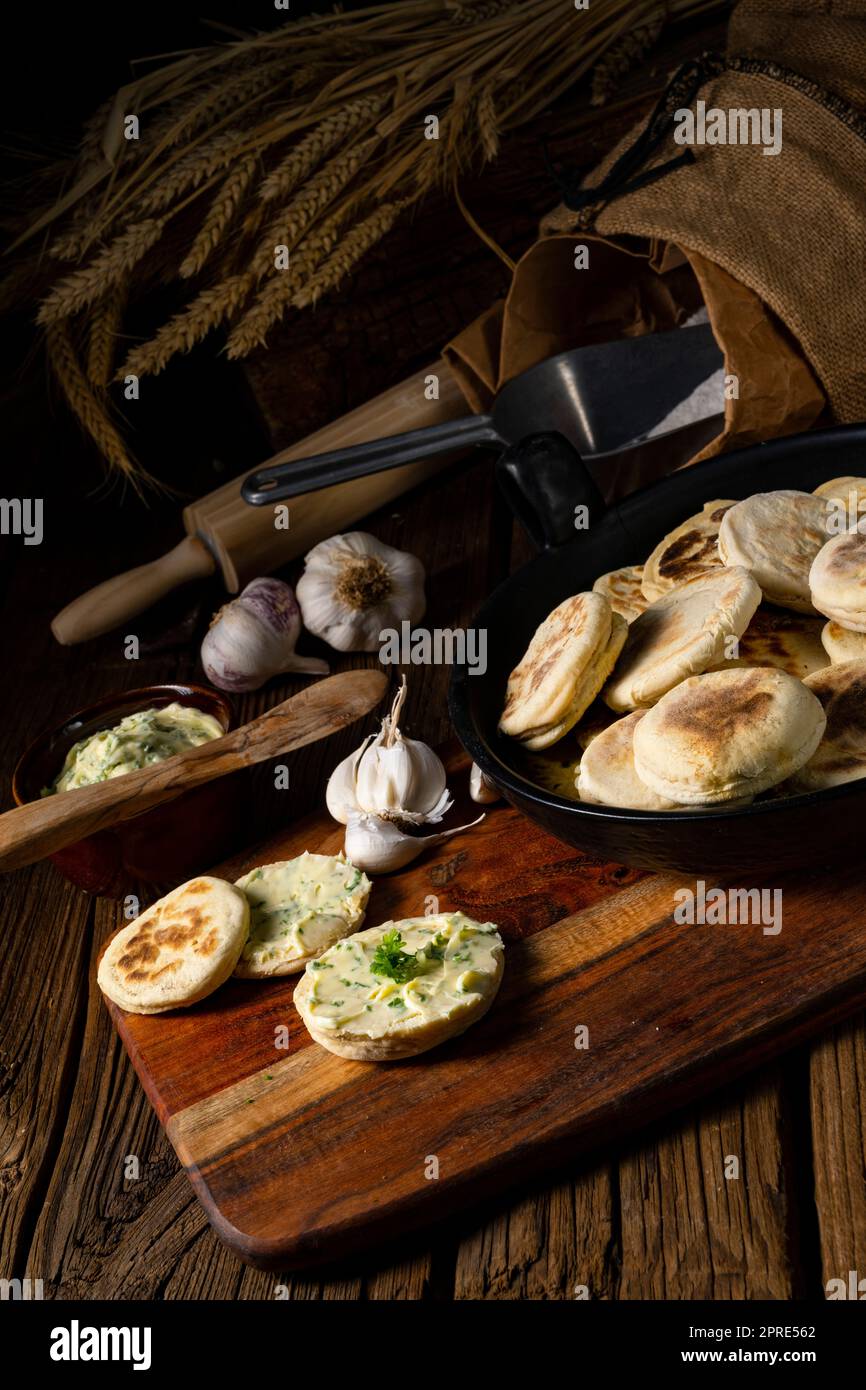 Bieszczadzkie Proziaki, Soda-Brot, aus Subkarpathien Stockfoto