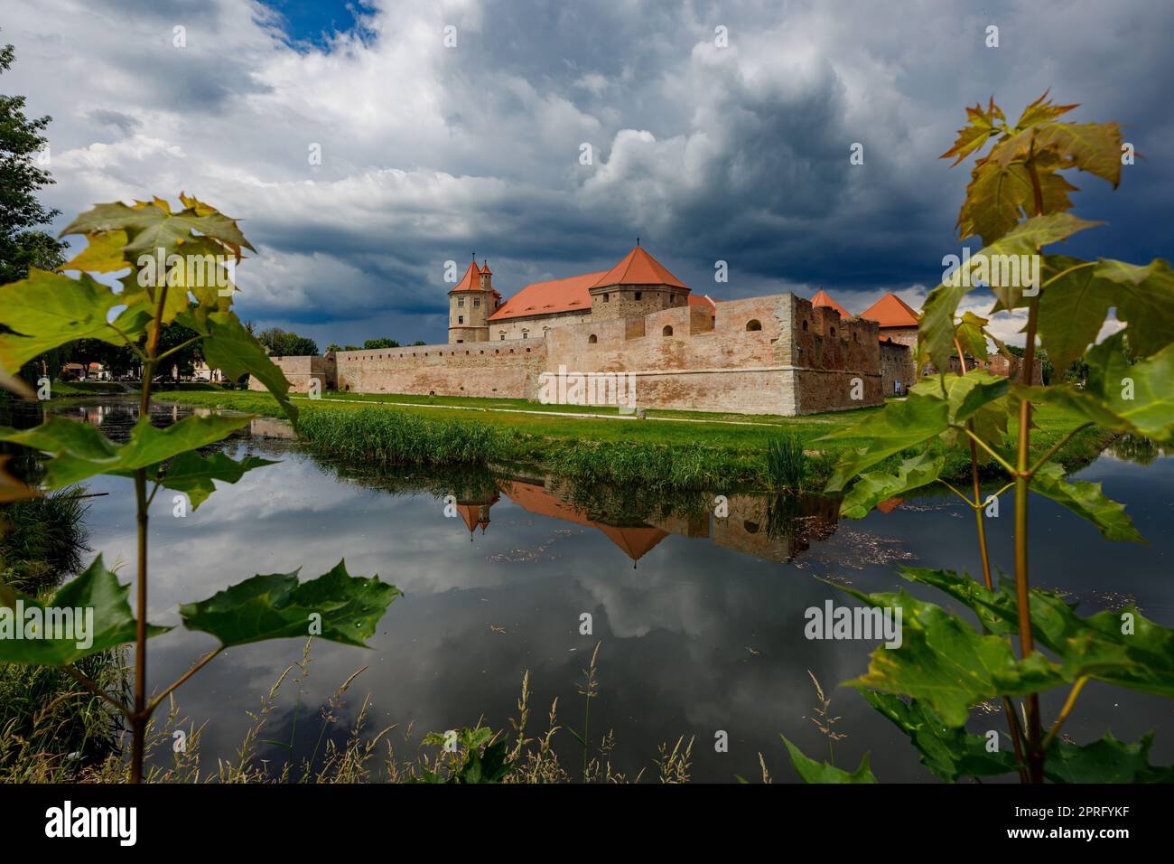 Das Schloss von Fagaras in Rumänien Stockfoto