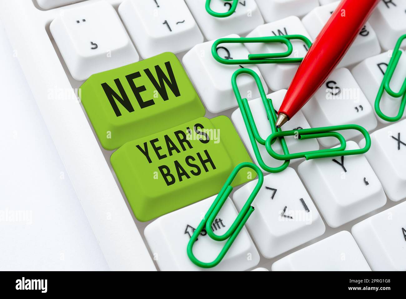 Schild mit Neujahrs-Bash. Firmenübersicht Feier der kommenden 365 Tage Happy Party Time Stockfoto