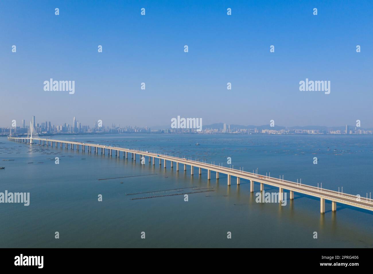 Hongkong, 05. November 2020: Hongkong Shenzhen Western Corridor Stockfoto