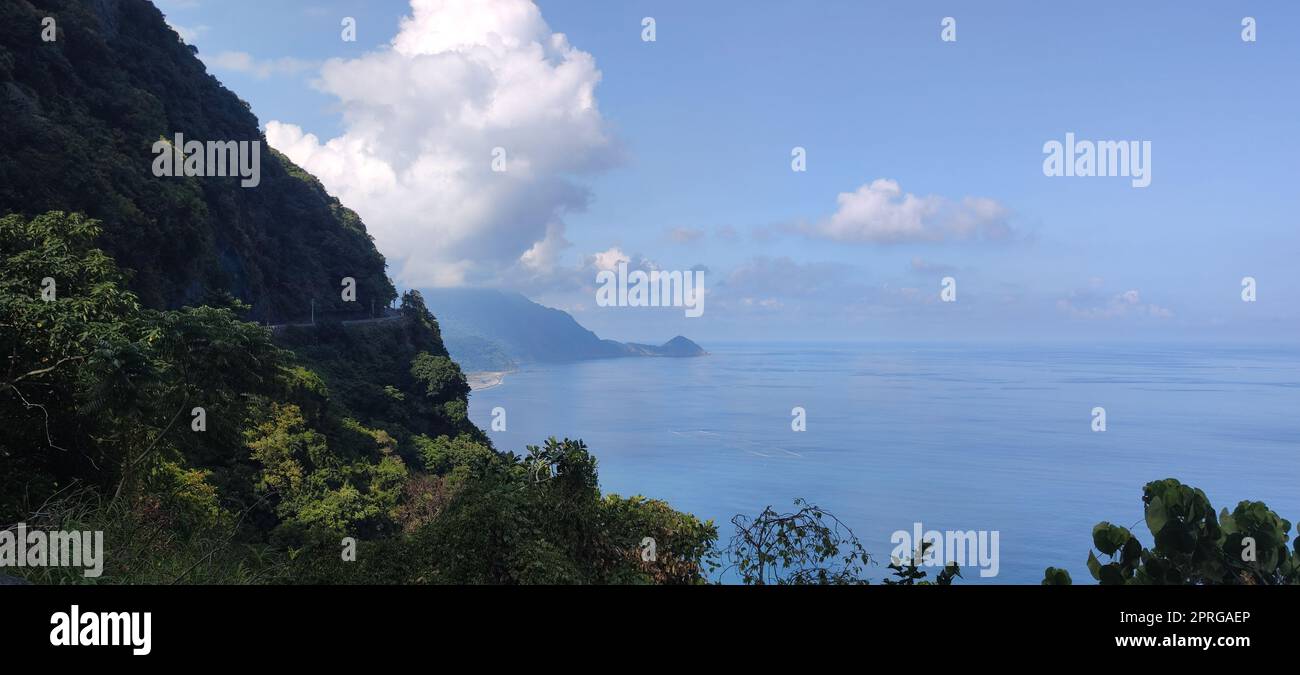 Chingshui Ocean Cliffs sind die höchsten Küstenklippen in Taiwan Stockfoto