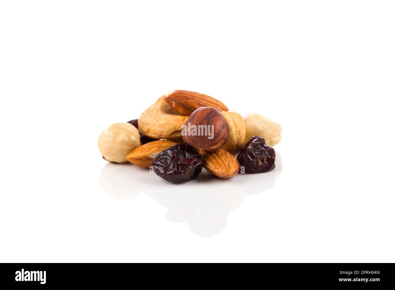 Mix Nüsse, Trockenfrüchte und Trauben Stockfoto