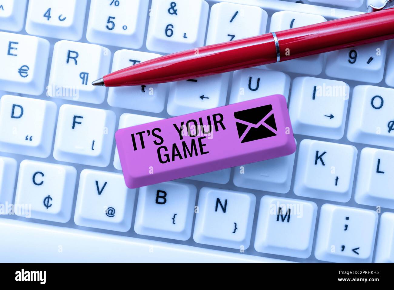 Handschriftliche Texte IT S Your Game. Business Overview Sie planen Ihre eigenen Strategien, um Erfolg zu erzielen Freizeit Stockfoto