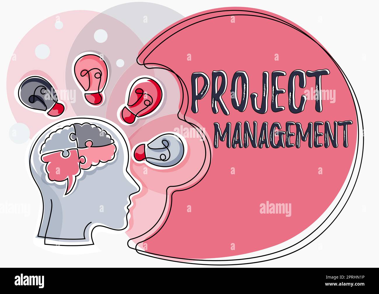 Konzeptionelle Darstellung der Prozessfähigkeiten von Project Management Application zum Erreichen von Zielen und Zielen. Präsentieren Sie die Fähigkeiten des Anwendungsprozesses, um Ziele und Ziele zu erreichen Stockfoto