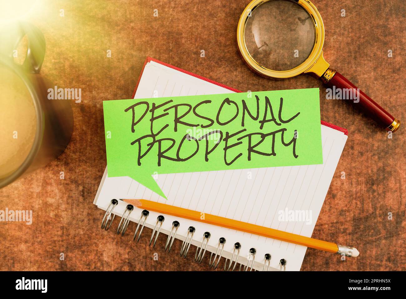 Handschriftlicher Text Persönliche Dinge, die Sie besitzen und die Sie mitnehmen können beweglich. Geschäftskonzepte Dinge, die Sie besitzen und die Sie mitnehmen können beweglich Stockfoto