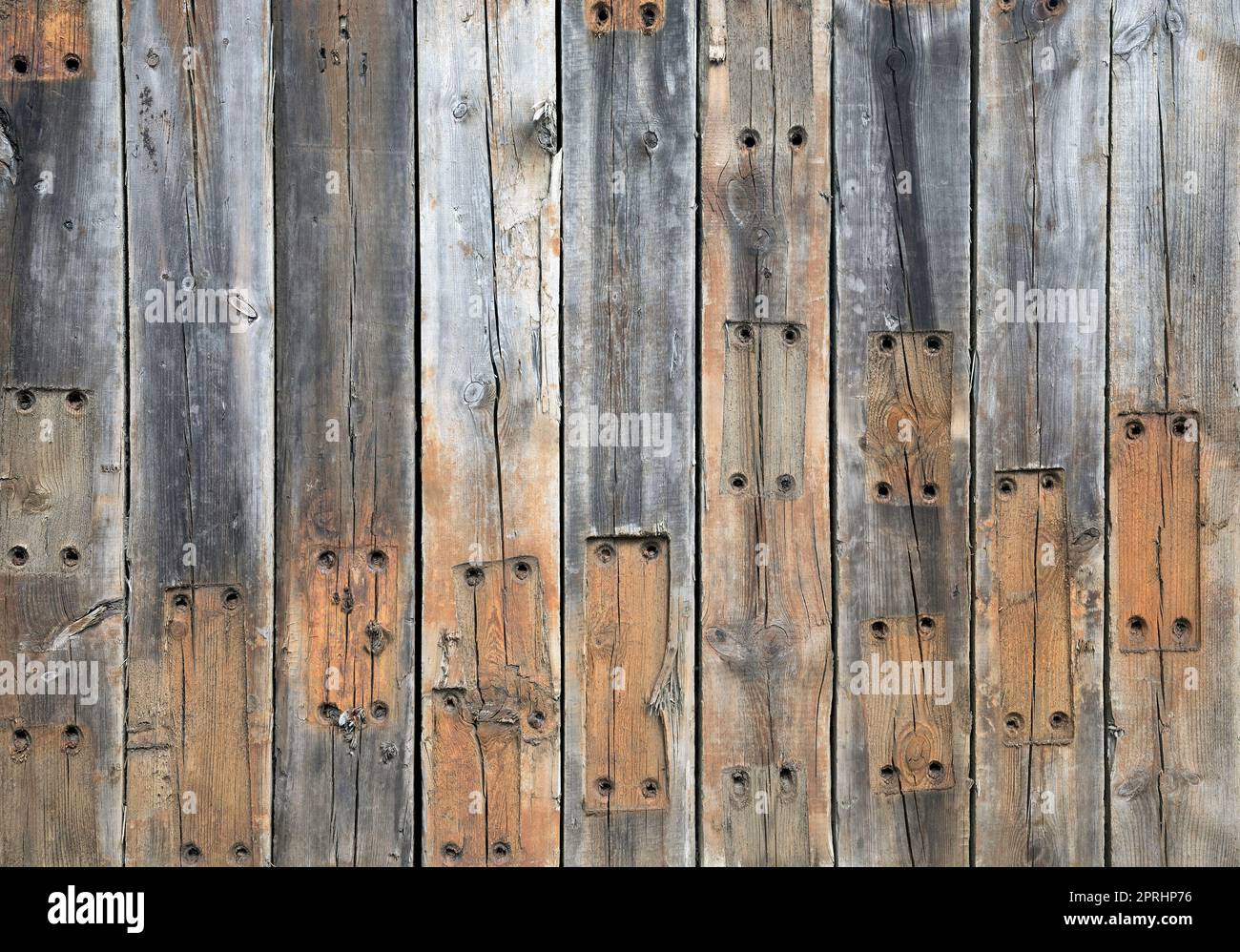 Alten Holzstruktur, horizontale Hintergrund Stockfoto