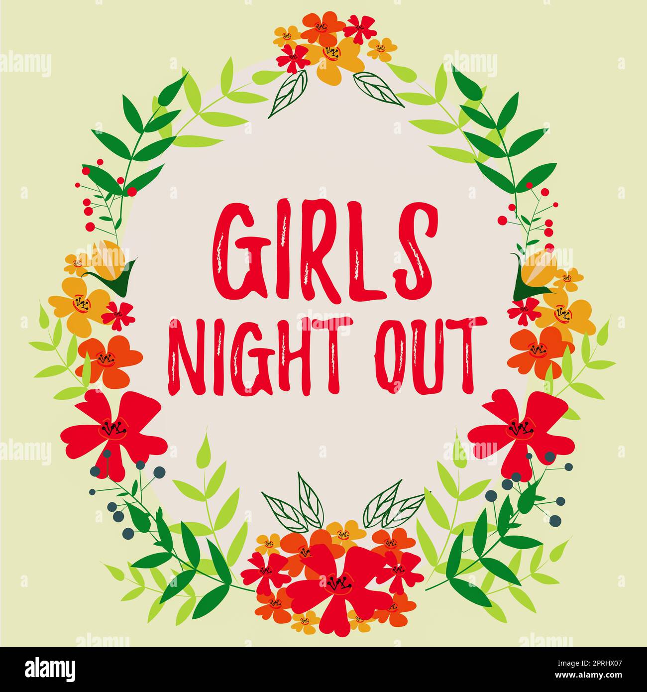 Konzepttitel Girls Night Outfreences und freie Mentalität für die Mädchen der modernen Zeit. Unternehmerischer Ansatz Freiheiten und freie Mentalität für Mädchen in der modernen Zeit Stockfoto