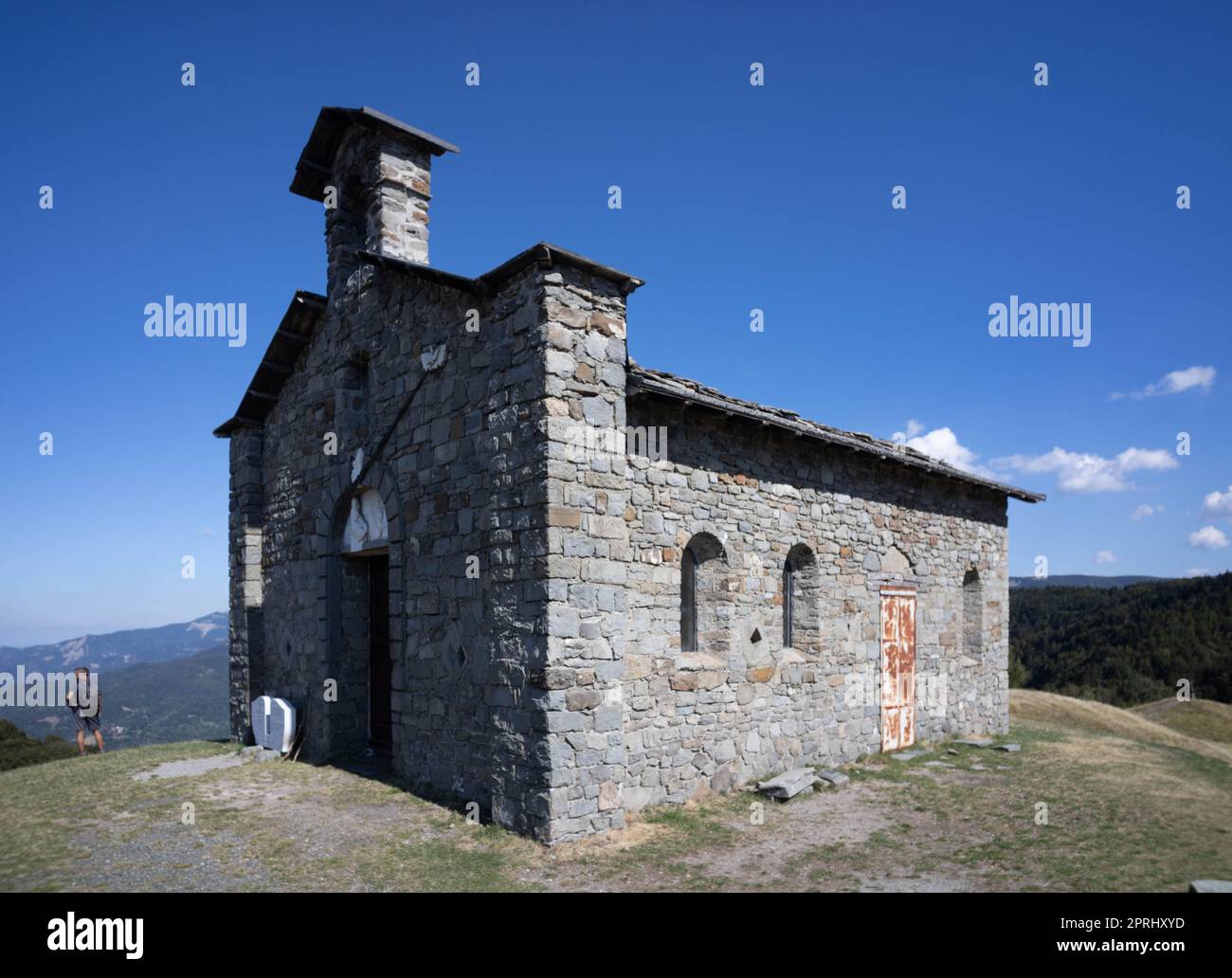 Hügel rund um die Kirche der Madonna dell'Orsaro, Parma, Italien Stockfoto