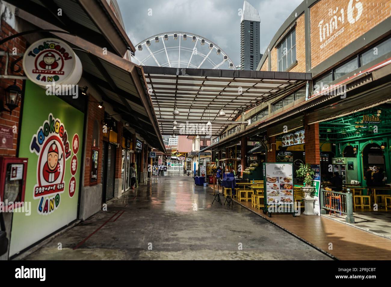 Bild der Straßen von Bangkok, Thailand Stockfoto