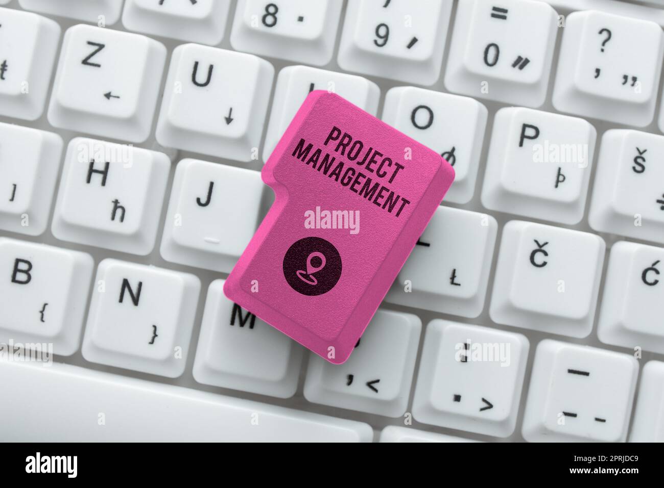 Textzeichen, das die Prozessfähigkeiten der Project Management Application zum Erreichen von Zielen und Zielen anzeigt. Word für Fähigkeiten im Antragsverfahren, um Ziele und Ziele zu erreichen Stockfoto