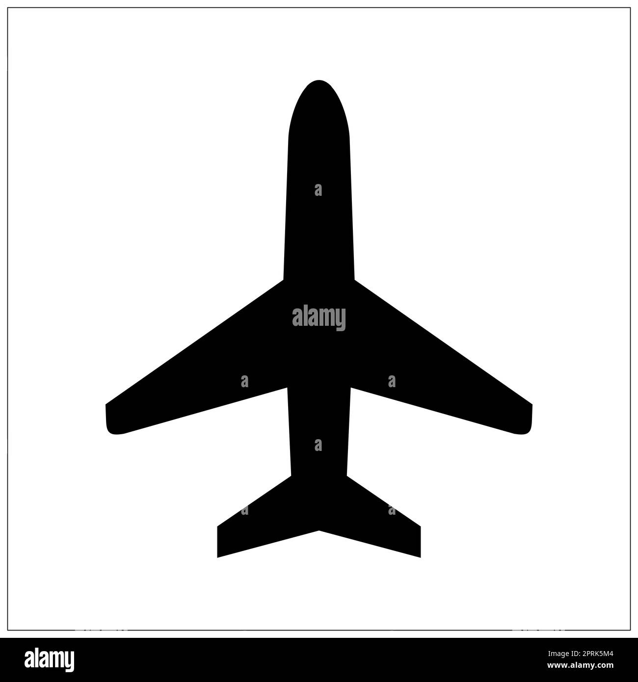 ISO 7001 Flughafenschild Stockfoto