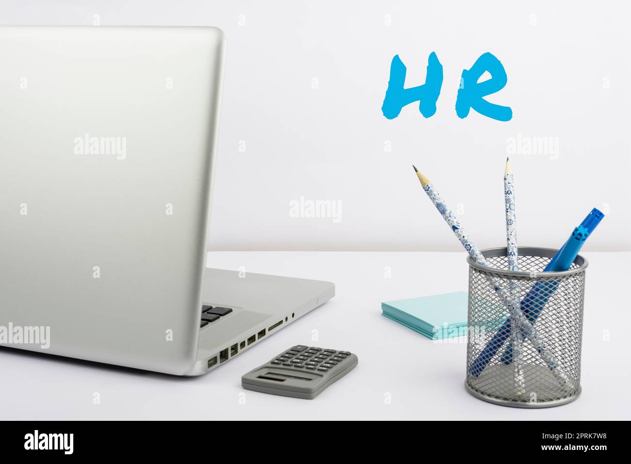 Konzeptionelle Überschrift HR, Konzept bedeutet Human Resources strategischer Ansatz zum effektiven Management von Stockfoto